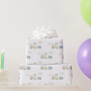 Chugga Chugga Zug Geburtstag Geschenkpapier
