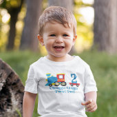 Chugga Chugga zwei Züge Baby T-shirt