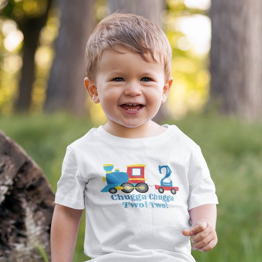 Chugga Chugga zwei Züge Baby T-shirt