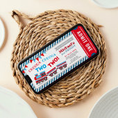 Chugga chugga zwei Zugfahrkarten Geburtstag Einladung