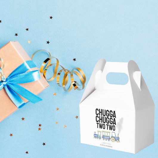Chugga Chugga Zwei zwei | 2. Geburtstag | Gefällig Geschenkschachtel