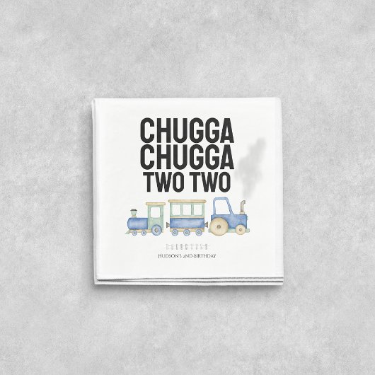 Chugga Chugga Zwei zwei | 2. Geburtstag | Napkins Serviette
