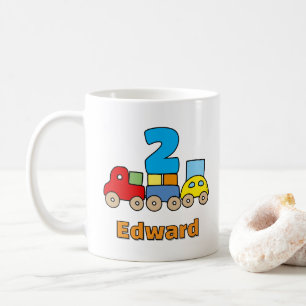 Chugga Chugga Zwei Zwei 2. Geburtstagszug Kaffeetasse