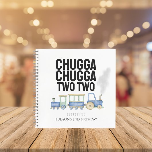 Chugga Chugga Zwei zwei | Birthday Guest Notebook Notizblock