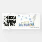 Chugga Chugga Zwei zwei | Geburtstag | Vinyl Banne Banner (Horizontal)