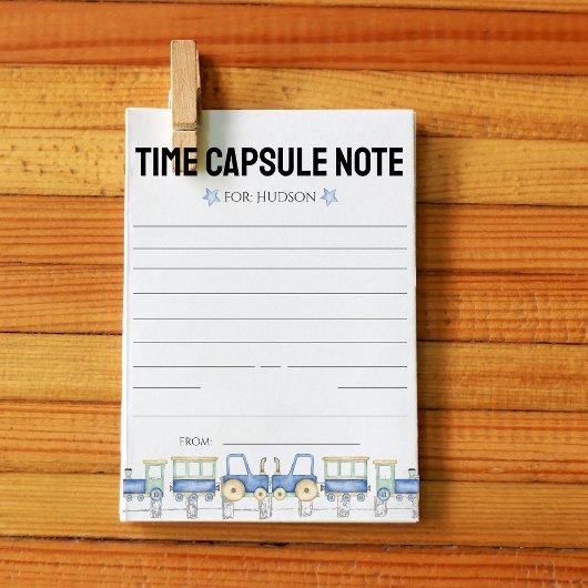 Chugga Chugga Zwei zwei | Time Capsule Note Mitteilungskarte