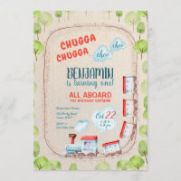 Chugga Train Choo Boy Red Blue