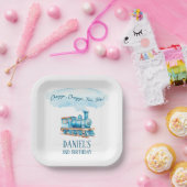 Chugga Two Choo Train 2. Geburtstag Party Pappteller (Party)