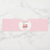 Chugga Two Choo Train 2. Geburtstag Party Wasserflaschenetikett (Einzelnes Label)