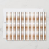 Chugga Two Train Geburtstag Danke Karte (Rückseite)