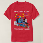 Chugging Along Autism Awareness And Acceptance Aut T-Shirt (Design vorne)