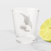 Chukar Partridge, Art Schnapsglas (Rückseite)