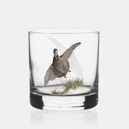 Chukar Partridge, Art Whiskyglas