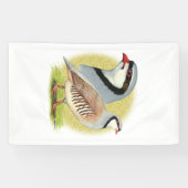 Chukar Partridge Combo Banner (Horizontal)