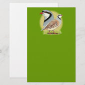 Chukar Partridge Combo Briefpapier (Vorne/Hinten)