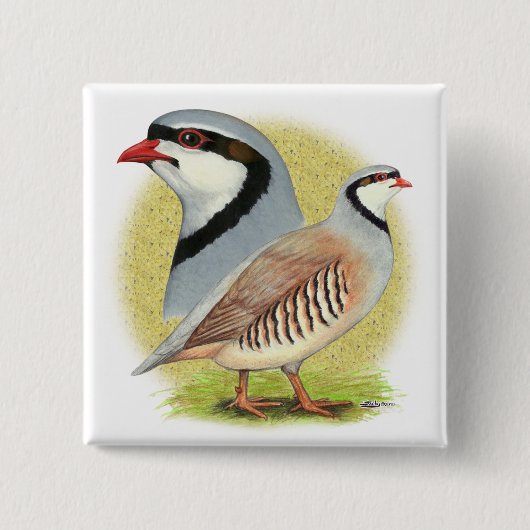 Chukar Partridge Combo Button (Vorderseite)