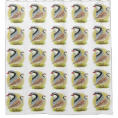 Chukar Partridge Combo Duschvorhang (Vorderseite)