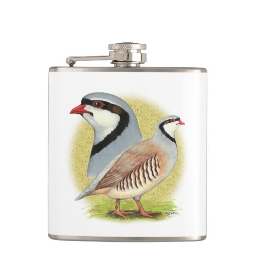 Chukar Partridge Combo Flachmann (Vorderseite)