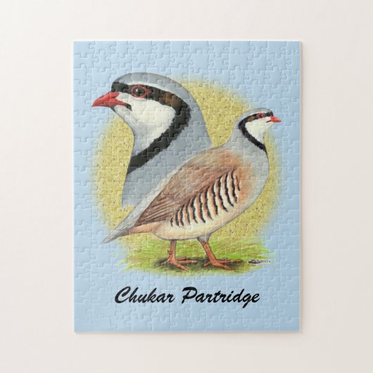 Chukar Partridge Combo Puzzle (Vertikal)