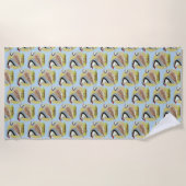 Chukar Partridge Combo Strandtuch (Vorderseite)