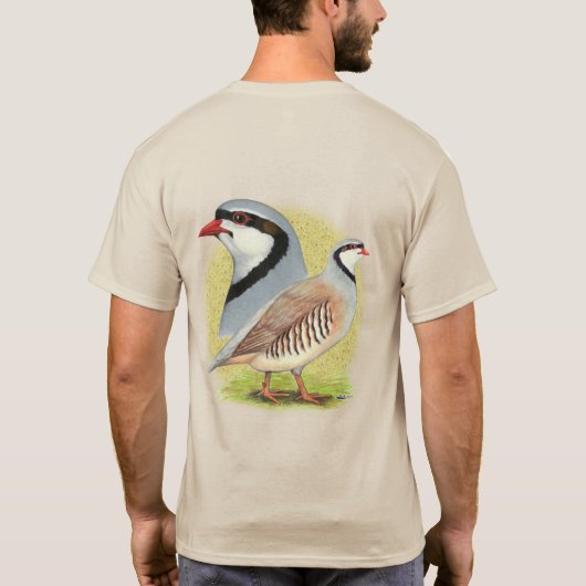 Chukar Partridge Combo T-Shirt (Rückseite)