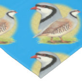 Chukar Partridge Combo Tischdecke (Schrägansicht)