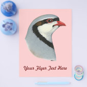 Chukar: Partridge Head Flyer (Einzeln)