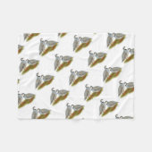 Chukar Partridge Pair Fleecedecke (Vorderseite (Horizontal))