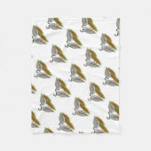 Chukar Partridge Pair Fleecedecke (Vorderseite)