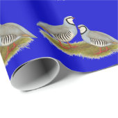 Chukar Partridge Pair Geschenkpapier (Rolleneckpunkt)