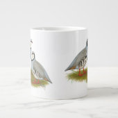 Chukar Partridge Pair Jumbo-Tasse (Vorderseite)