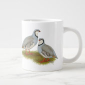 Chukar Partridge Pair Jumbo-Tasse (Rechts)