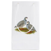 Chukar Partridge Pair Kleine Geschenktüte (Vorderseite)