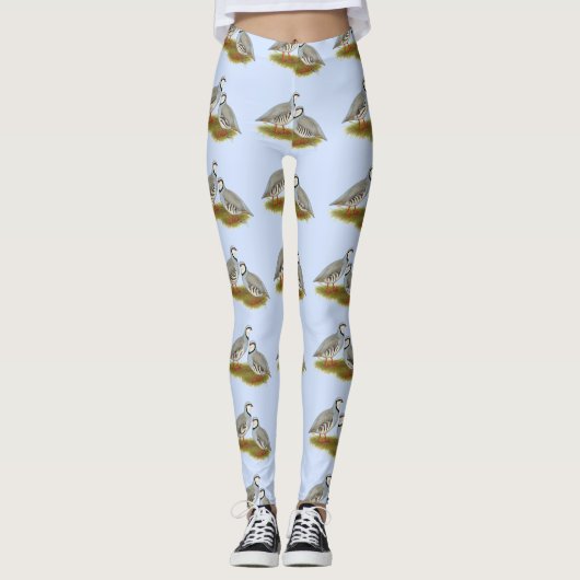 Chukar Partridge Pair Leggings (Vorderseite)