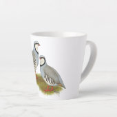 Chukar Partridge Pair Milchtasse (Rechte Ecke)