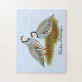 Chukar Partridge Pair Puzzle (Vertikal)