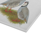 Chukar Partridge Pair Schneidebrett (Ecke)