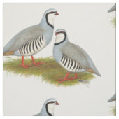 Chukar Partridge Pair Stoff (Muster)