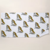 Chukar Partridge Pair Strandtuch (Vorderseite)