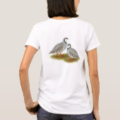 Chukar Partridge Pair T-Shirt (Rückseite)