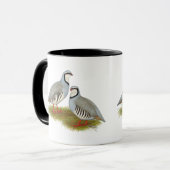Chukar Partridge Pair Tasse (Vorderseite Links)