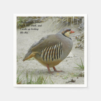Chukar Partridge Serviette