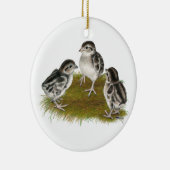 Chukar Rebhuhn-Küken Keramikornament (Rechts)