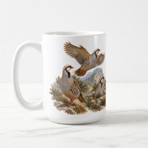 Chukar Rebhuhn-Kunst Kaffeetasse