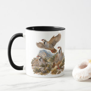 Chukar Rebhuhn-Kunst Tasse