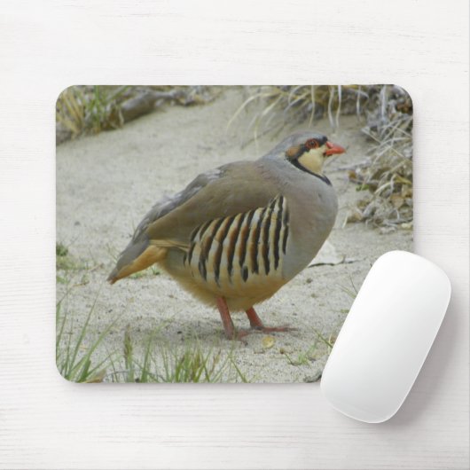 Chukar Rebhuhn Mousepad (Mit Mouse)