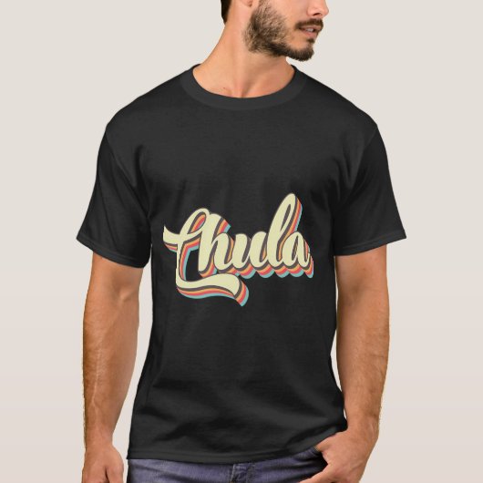 Chula Baseball Schriftart T-Shirt (Vorderseite)