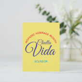 Chulla Vida / Ecuador Postkarte (Stehend Vorderseite)