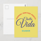Chulla Vida / Ecuador Postkarte (Vorne/Hinten)