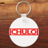 Chulo Briefmarke Schlüsselanhänger (Rückseite)